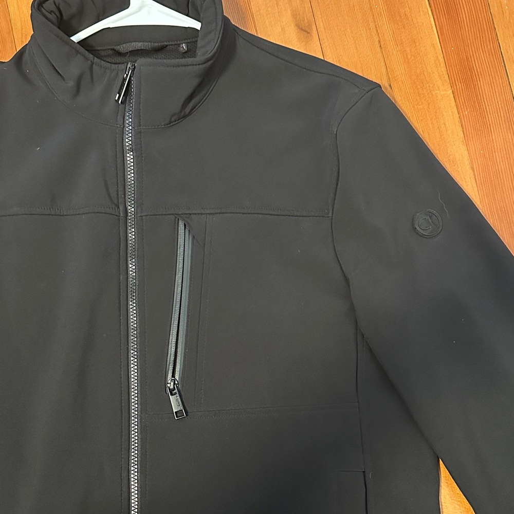 Calvin Klein Men's Black Windbreaker Jacket